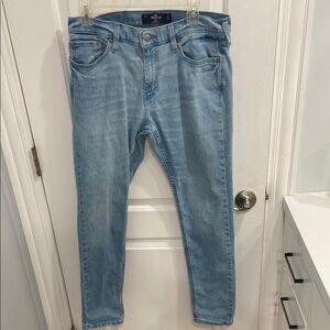 Hollister Blue Skinny Jeans Classic Casual Style